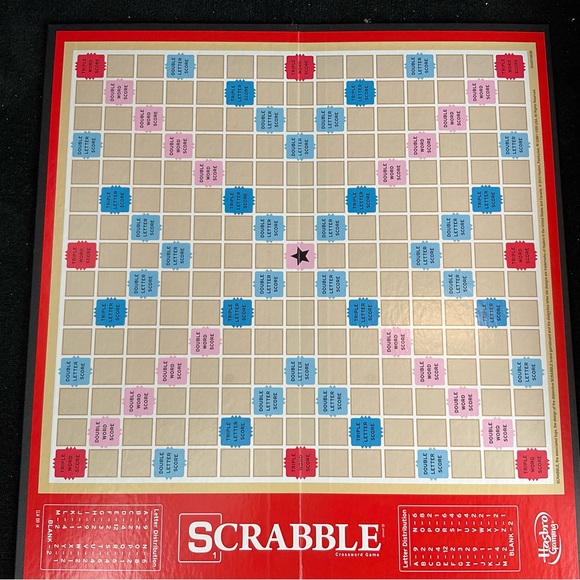 Scrabble Classic Crossword Scrabble Family Game Family Night Board Game - Picture 4 of 5
